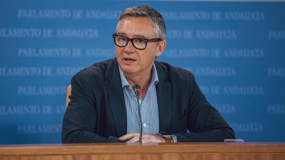 El portavoz parlamentario de Vox en Andalucía, Manuel Gavira El