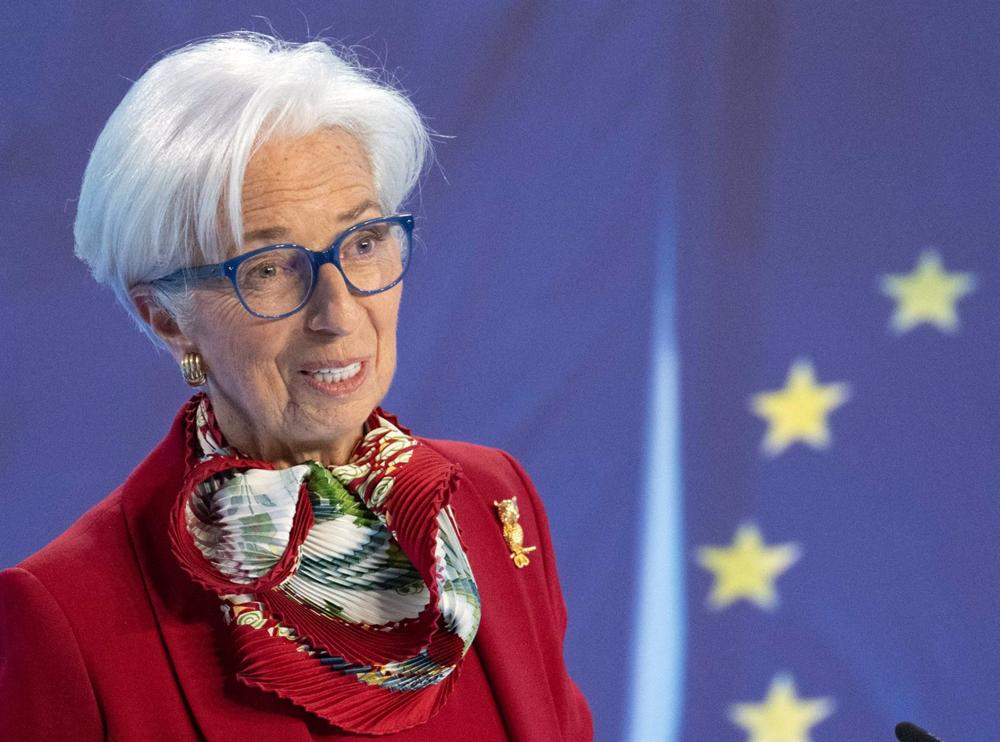 La presidenta del Banco Central Europeo, Christine Lagarde. La