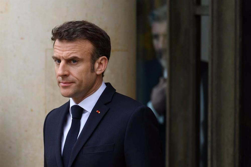 Archivo - El presidente francés, Emmanuel Macron Archivo
