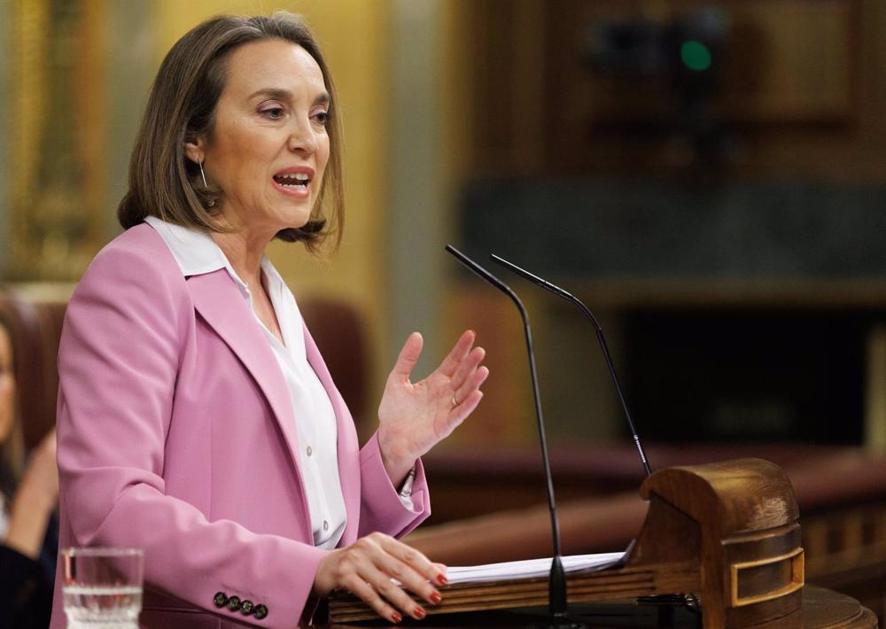 La portavoz del PP en el Congreso, Cuca Gamarra La