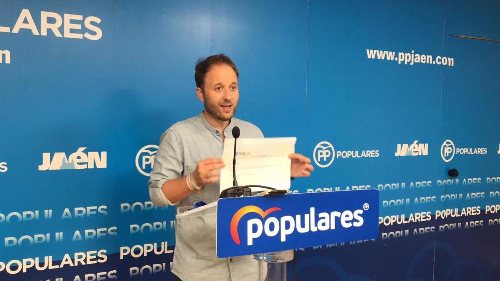 Archivo - El presidente provincial del PP de Jaén, Erik Domínguez/Archivo Archivo