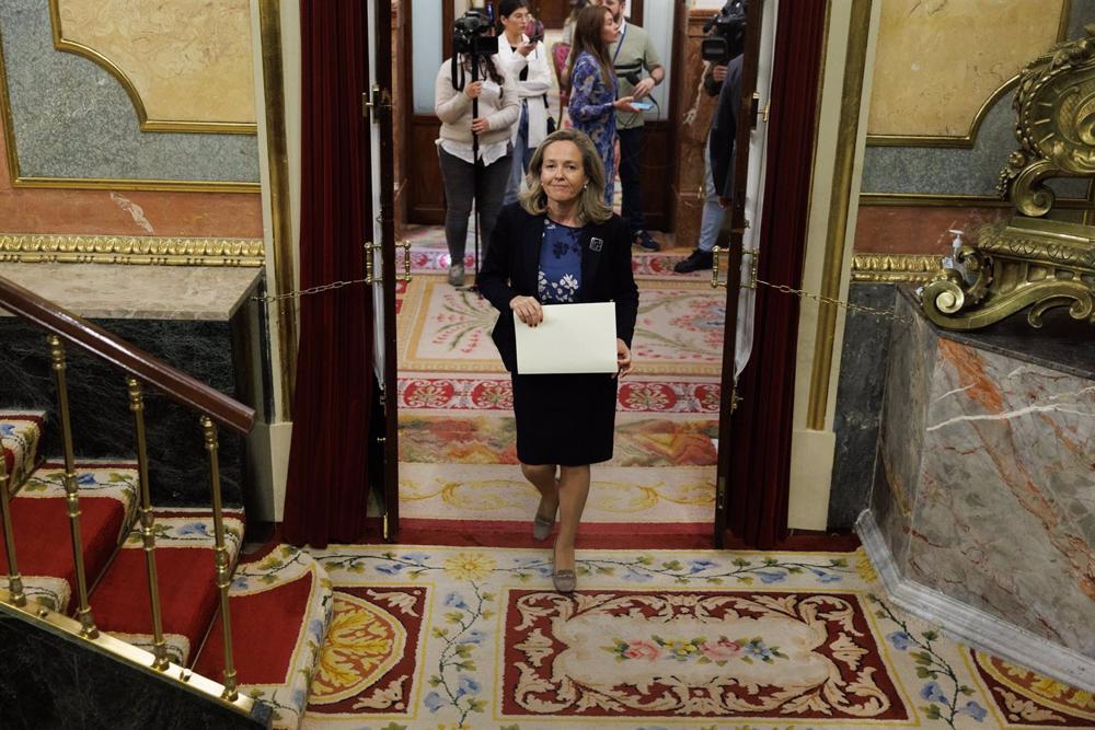 La vicepresidenta primera y ministra de Asuntos Económicos y Transformación Digital, Nadia Calviño La