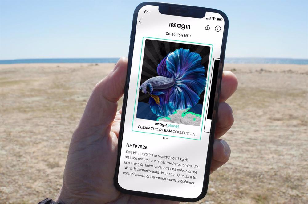 Imagen de un NFT de la campaña lanzada por Imagin. Imagen