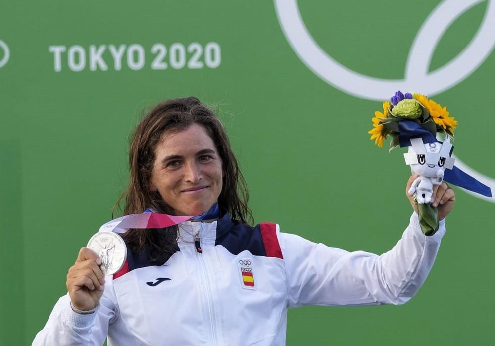 Archivo - La palista española Maialen Chourraut con su medalla de plata en los Juegos Olímpicos de Tokio. Archivo