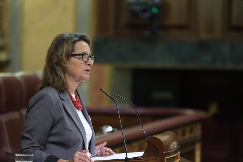 La vicepresidenta tercera y ministra de la Transición Ecológica y Reto Demográfico, Teresa Ribera La