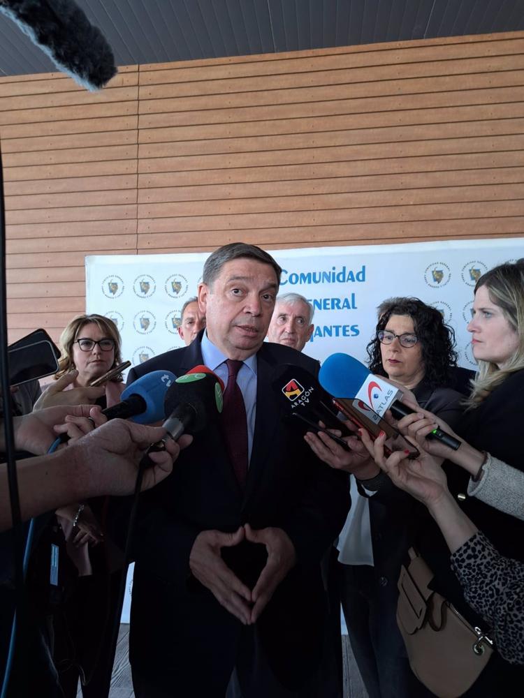 El ministro de Agricultura, Luis Planas. El