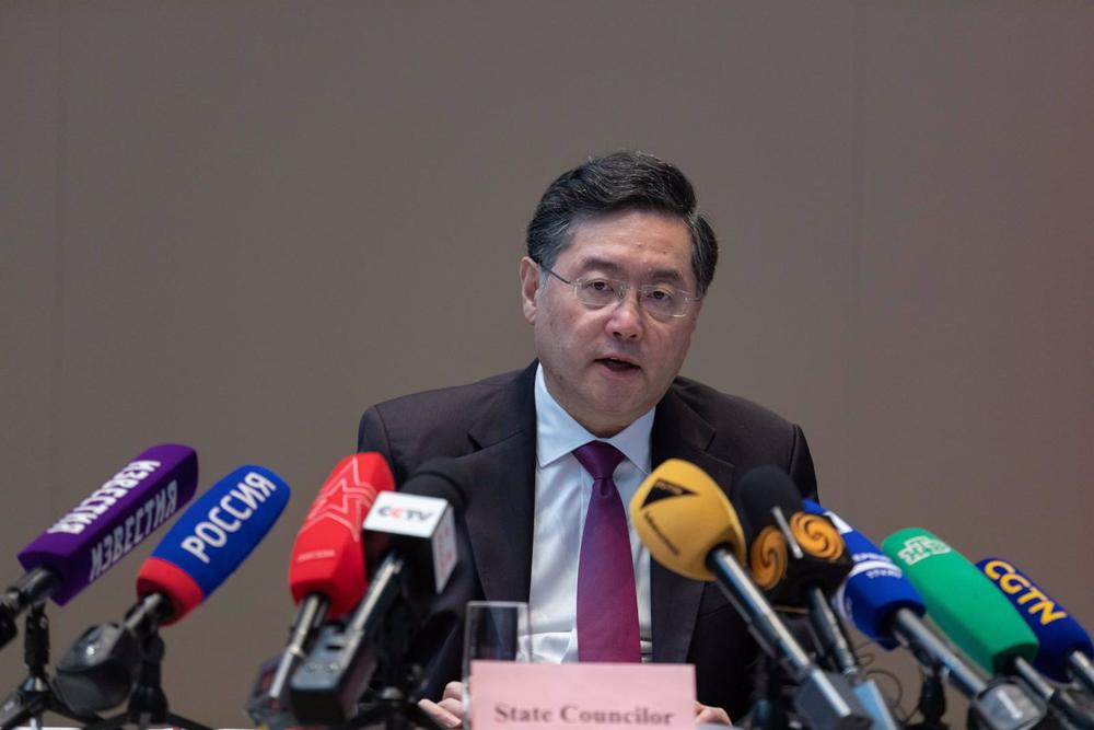 El ministro de Exteriores de China, Qin Gang El