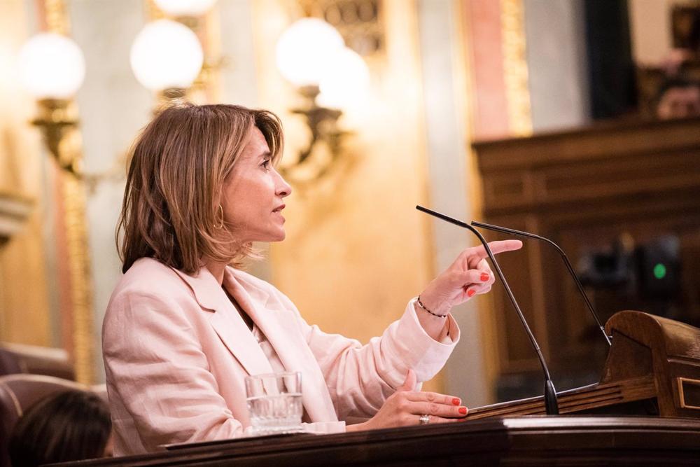 La ministra de Transporte, Movilidad y Agenda Urbana, Raquel Sánchez, en una foto de archivo La