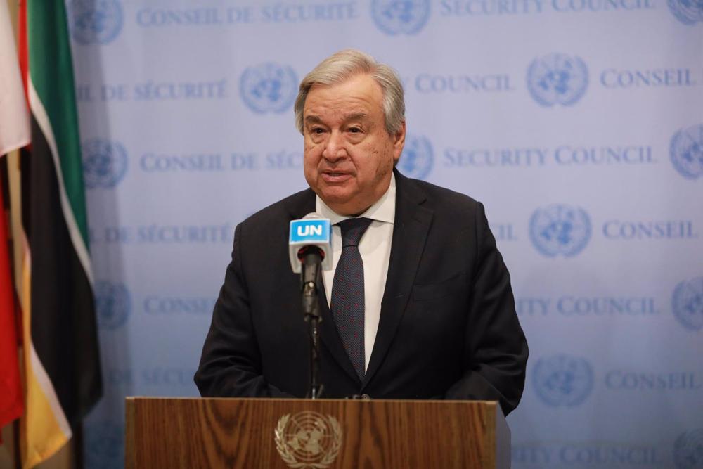 El secretario general de la ONU, António Guterres El