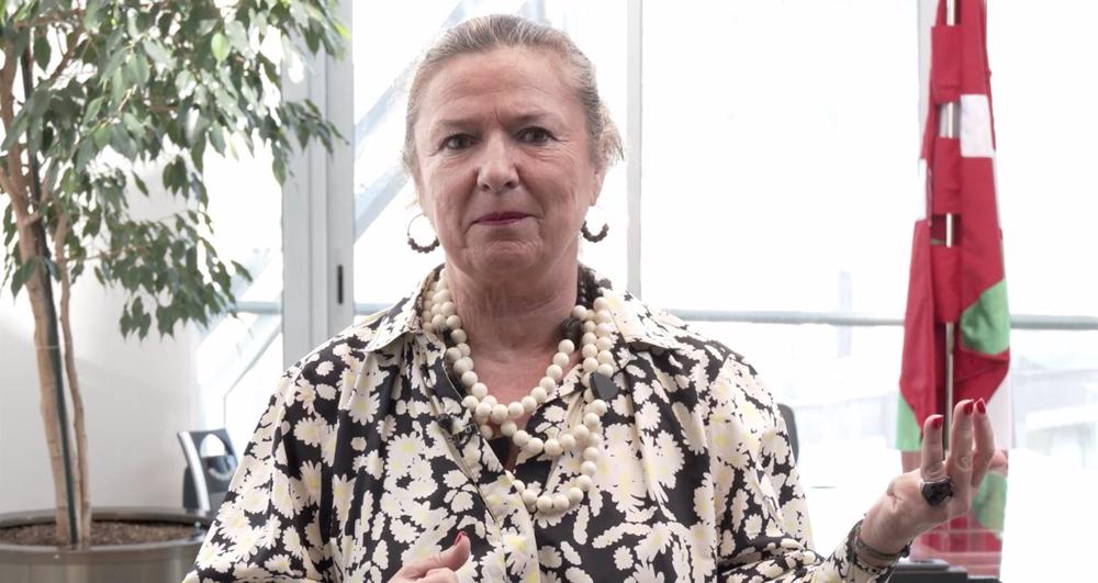 La consejera de Salud, Gotzone Sagardui La