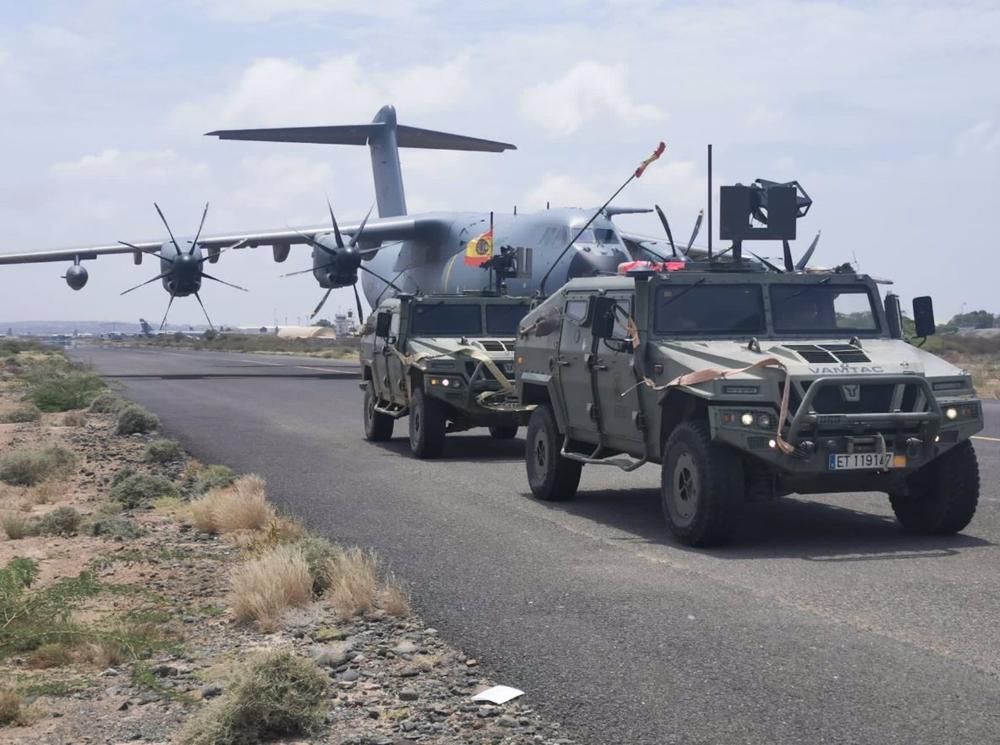 Despegan aviones del Ejército del Aire desde Jartum (Sudán) con ciudadanos españoles, europeos y latinoamericanos Despegan