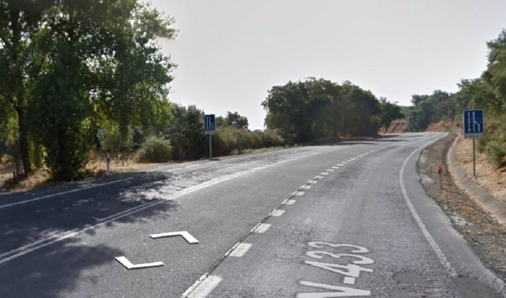 Archivo - Carretera N-433. Archivo. Archivo