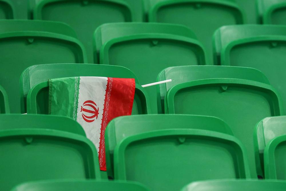 Archivo - Bandera de Irán en el Al-Thumama Stadium de Doha (Catar) Archivo