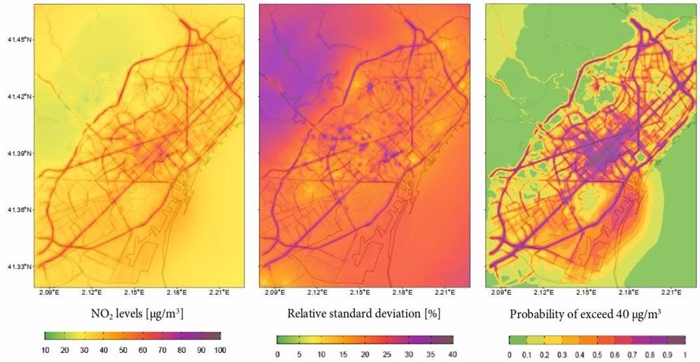 El BSC-CNS crea un método que estima la concentración de dióxido de nitrógeno (NO2) en zonas urbanas El