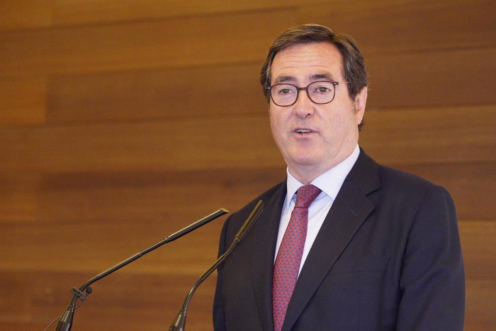 El presidente de CEOE, Antonio Garamendi, en una imagen de archivo. El
