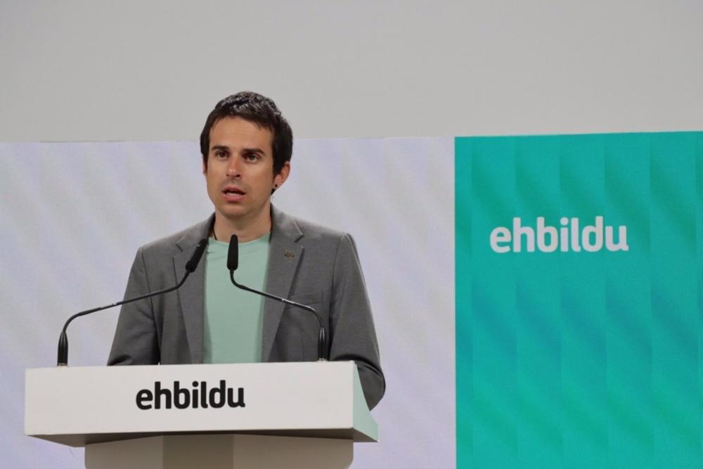 El director de programa de EH Bildu, Pello Otxandiano El