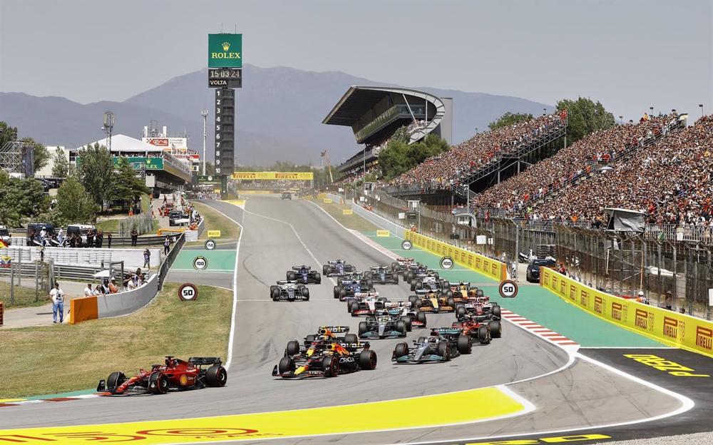 Salida del GP España 2022 de Fórmula 1 en el Circuit de Barcelona-Catalunya Salida