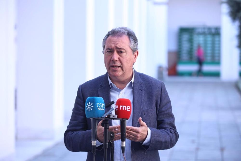 El secretario general del PSOE-A, Juan Espadas, en una imagen de archivo. El