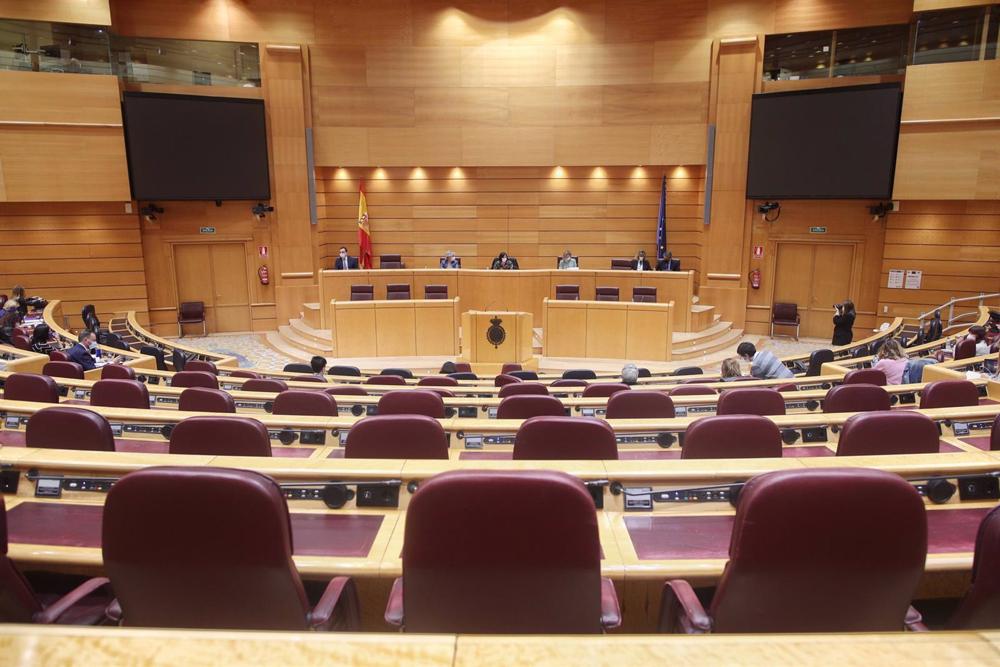 Archivo - Vista del hemiciclo del Senado durante la celebración de la Comisión de Derechos Sociales, en Madrid (España), a 26 de octubre de 2020. Durante esta comisión se han abordado temas como el proceso de envejecimiento en España. Archivo