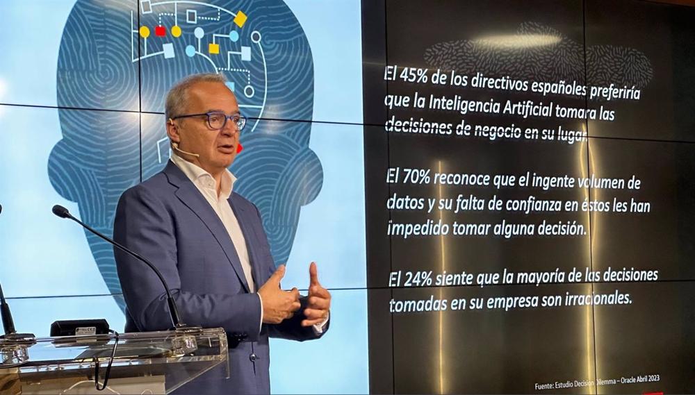 Albert Triola, director general de Oracle España Albert