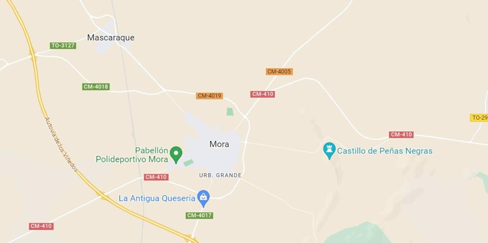 Archivo - Imagen de Mora en Google Maps Archivo