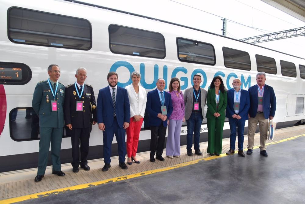 Acto de lanzamiento de la línea Madrid-Alicante del operador ferroviario Ouigo. Acto