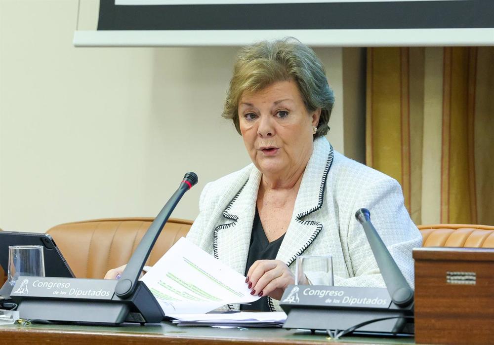 Archivo - La presidenta del Tribunal de Cuentas, Enriqueta Chicano Jávega Archivo