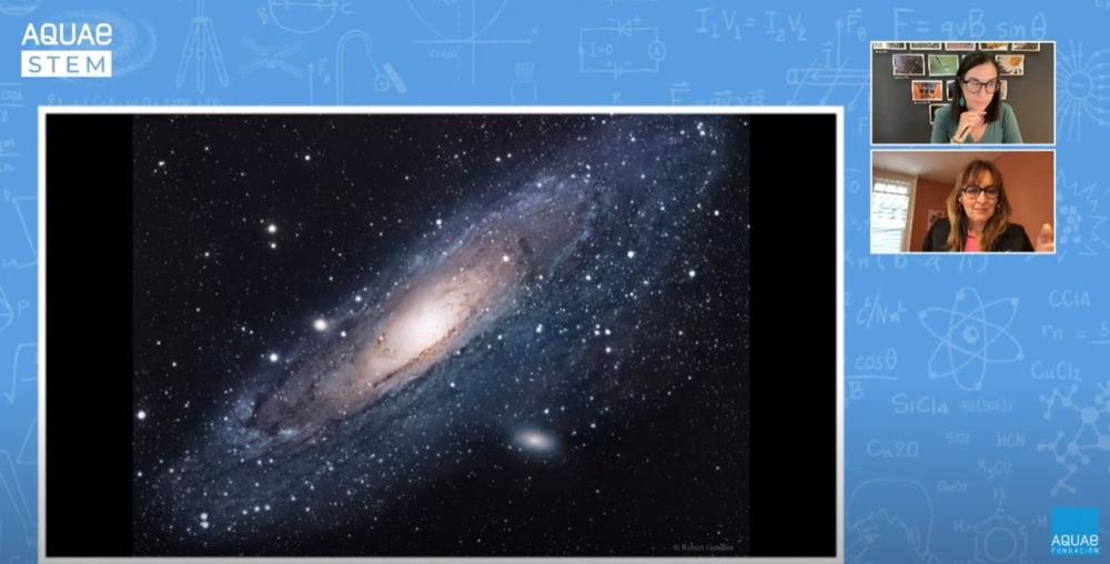 La astrofísica Eva Villaver participa en un webinar de La Fundación Aquae, la Fundación de Hidraqua La