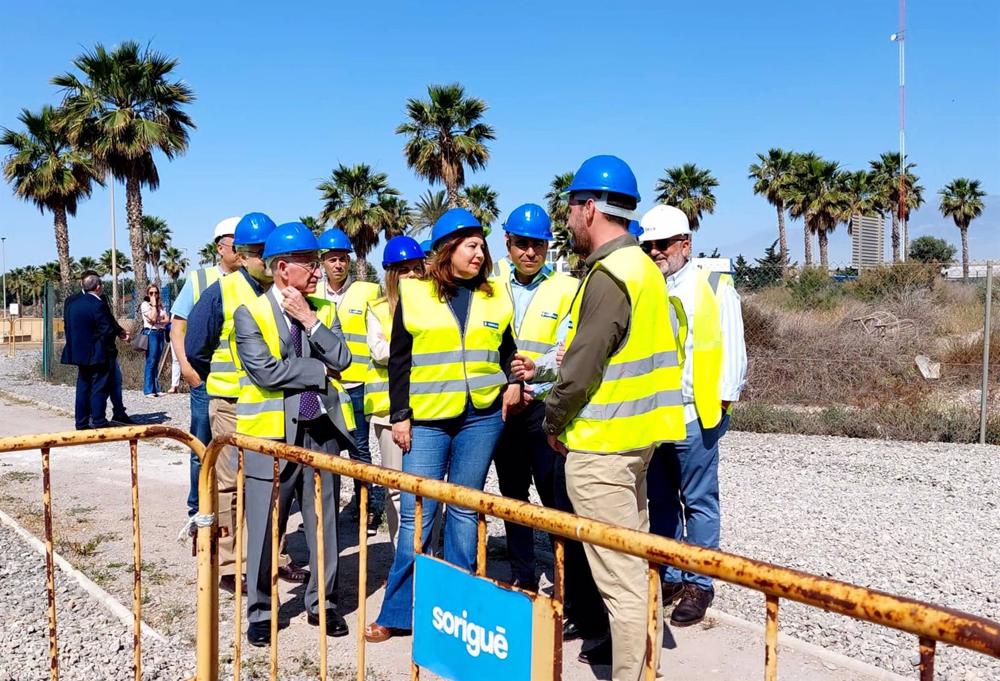 Np Capadr La Consejera De Agua Realiza Una Visita Técnica A Las Obras De Los Terciarios De La Edar De Roquetas Np