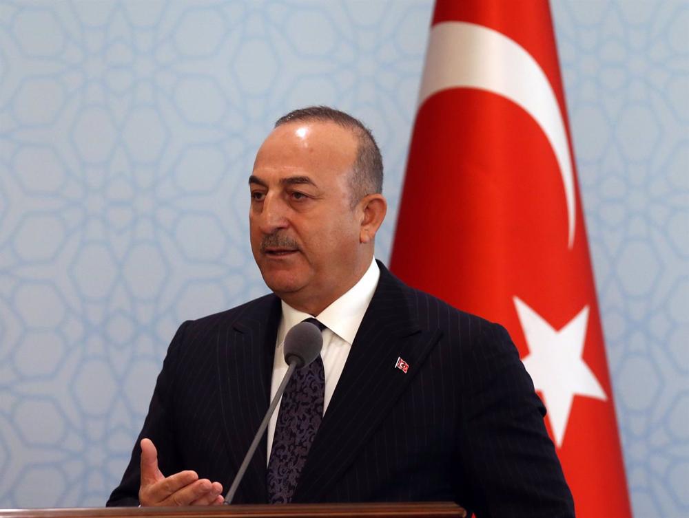 Archivo - El ministro de Exteriores de Turquía, Mevlut Cavusoglu Archivo
