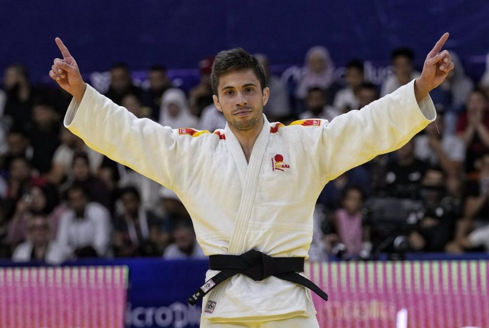 Archivo - El judoca español Fran Garrigós, oro en los Juegos Mediterráneos 2022 Archivo