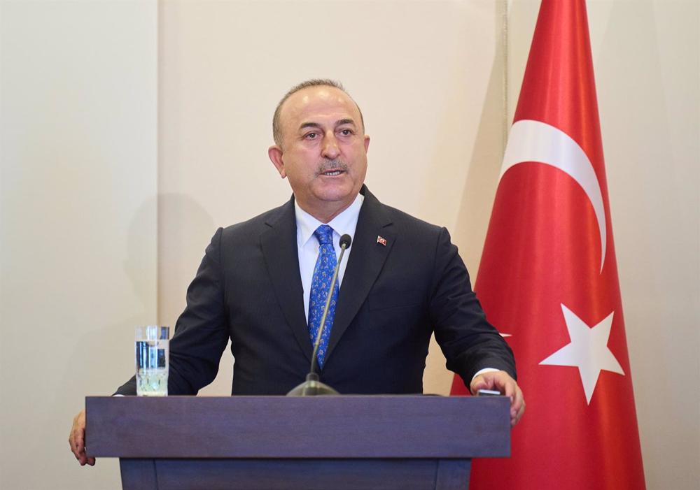 Archivo - El ministro de Exteriores de Turquía, Mevlut Cavusoglu Archivo
