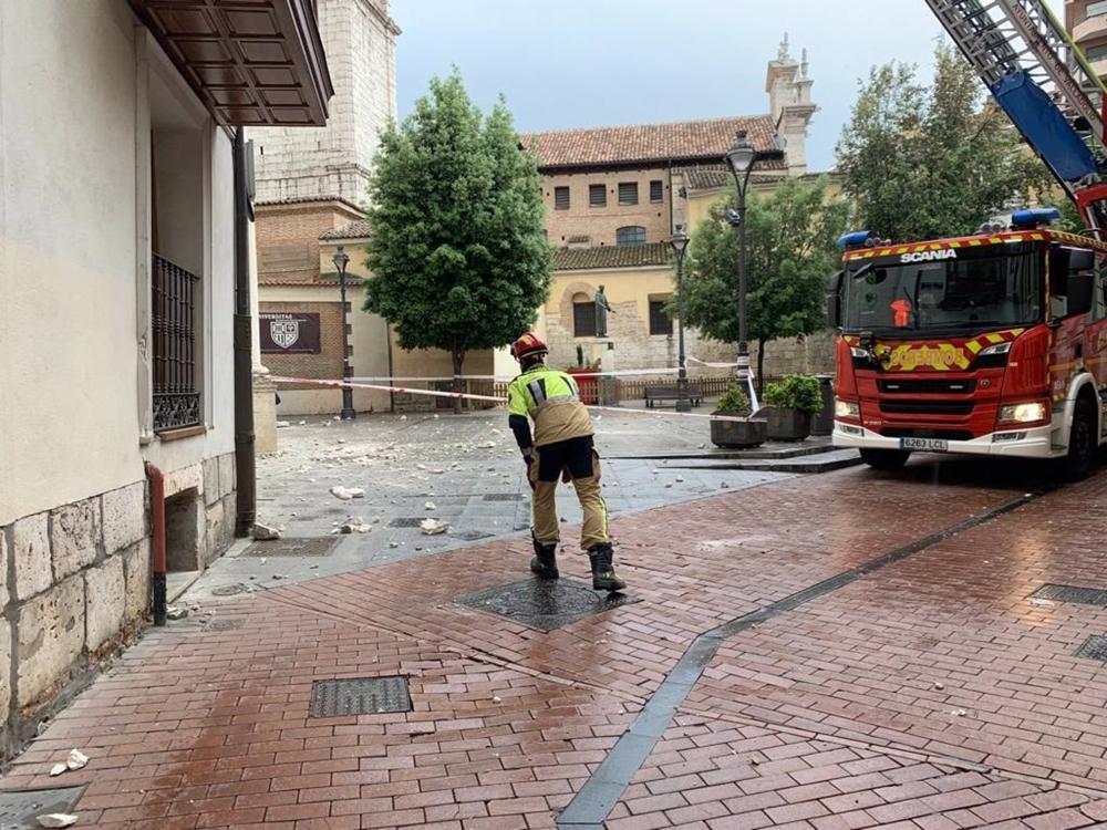 Caida de cascotes Caida