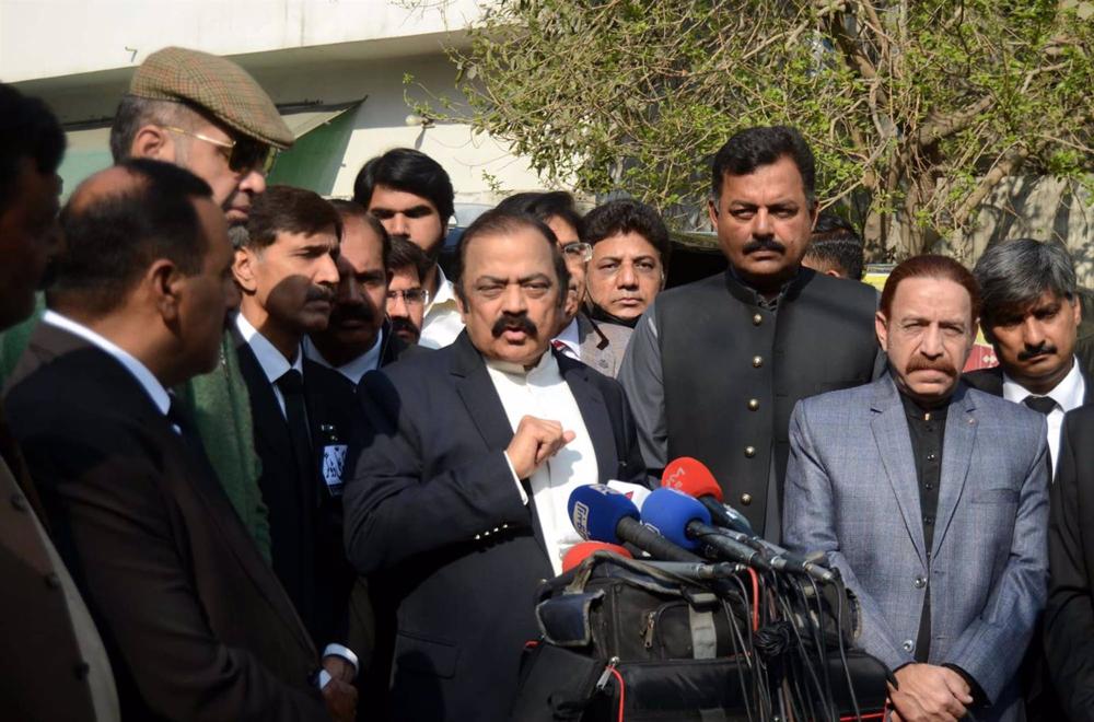 Archivo - El ministro del Interior de Pakistán, Rana Sanaulá Archivo