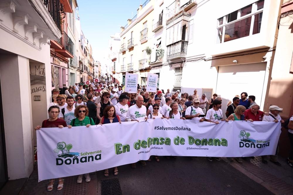 Manifestación en defensa de Doñana Manifestación