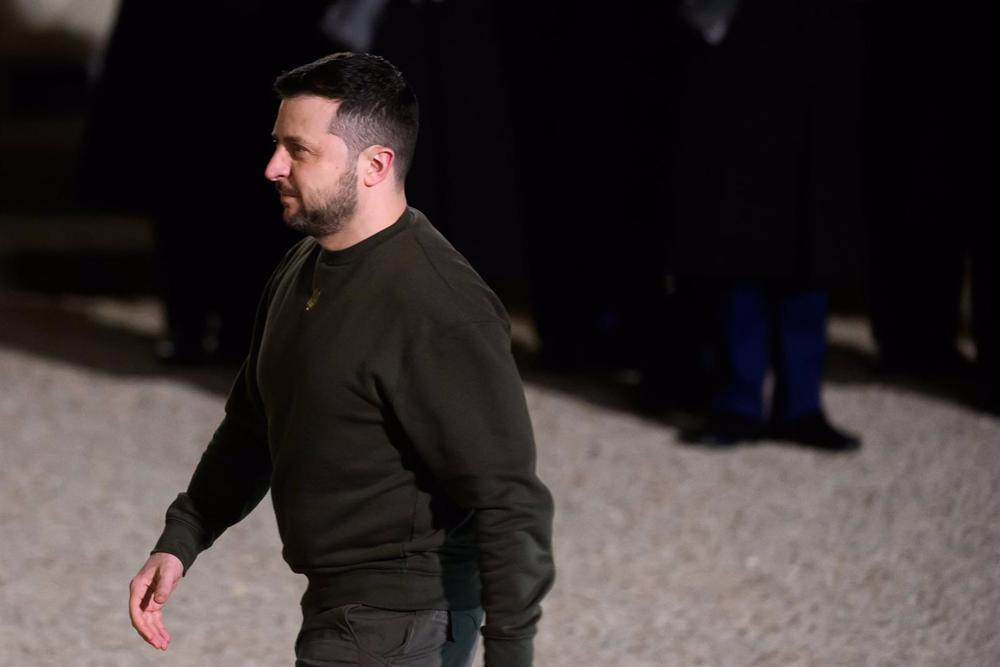 Archivo - El presidente de Ucrania, Volodimir Zelenski Archivo