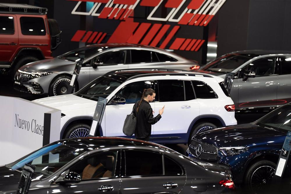 Nuevos modelos de vehículos electrificados antes del inicio del Automobile Barcelona 2023, a 11 de mayo de 2023, en Barcelona, Catalunya (España). Nuevos