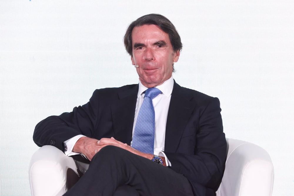 El expresidente del Gobierno de España y presidente de la Fundación FAES, José María Aznar El