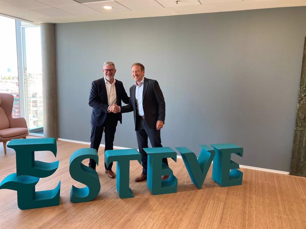 El ceo de Esteve, Staffan Schüberg, y el director financiero, Jose Luís Urbieta. El