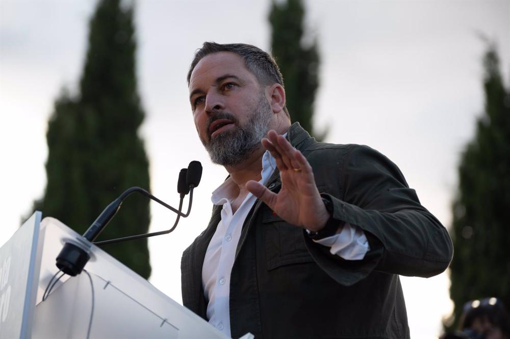 El líder de Vox, Santiago Abascal El