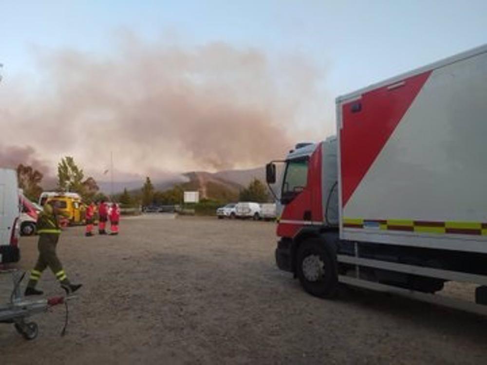 Incendio en Pinofranqueado. Incendio