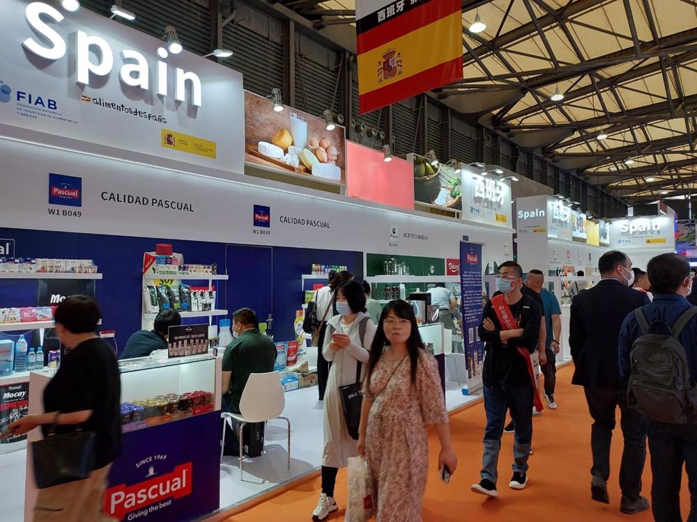 Pabellón de España en Sial en China Pabellón