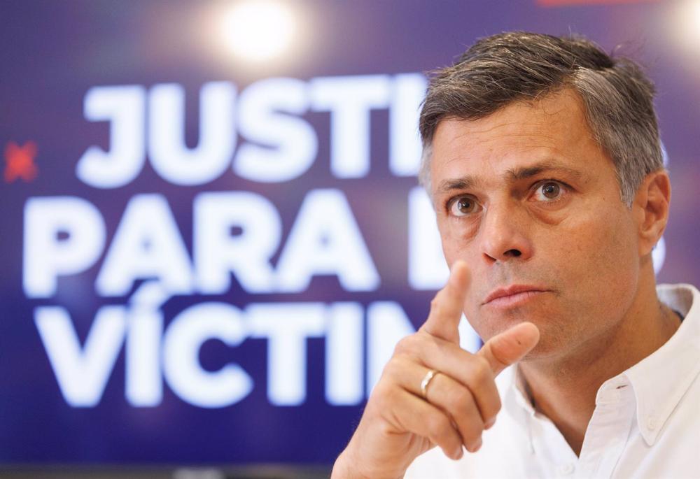 El político opositor venezolano y fundador del World Liberty Congress, Leopoldo López El