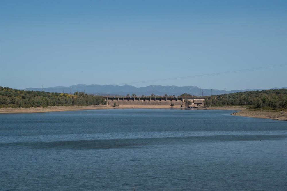 Vista del embalse de Valdecaballeros, a 11 de mayo de 2023, en Valdecaballeros, Cáceres, Extremadura (España). La vicepresidenta tercera del Gobierno y ministra para la Transición Ecológica y Reto Demográfico ve Vista