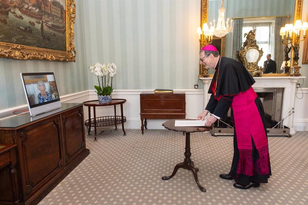 Archivo - El prefecto del Dicaterio para las Iglesias Orientales, Claudio Gugerotti, cuando era nuncio apostólico en Reino Unido Archivo