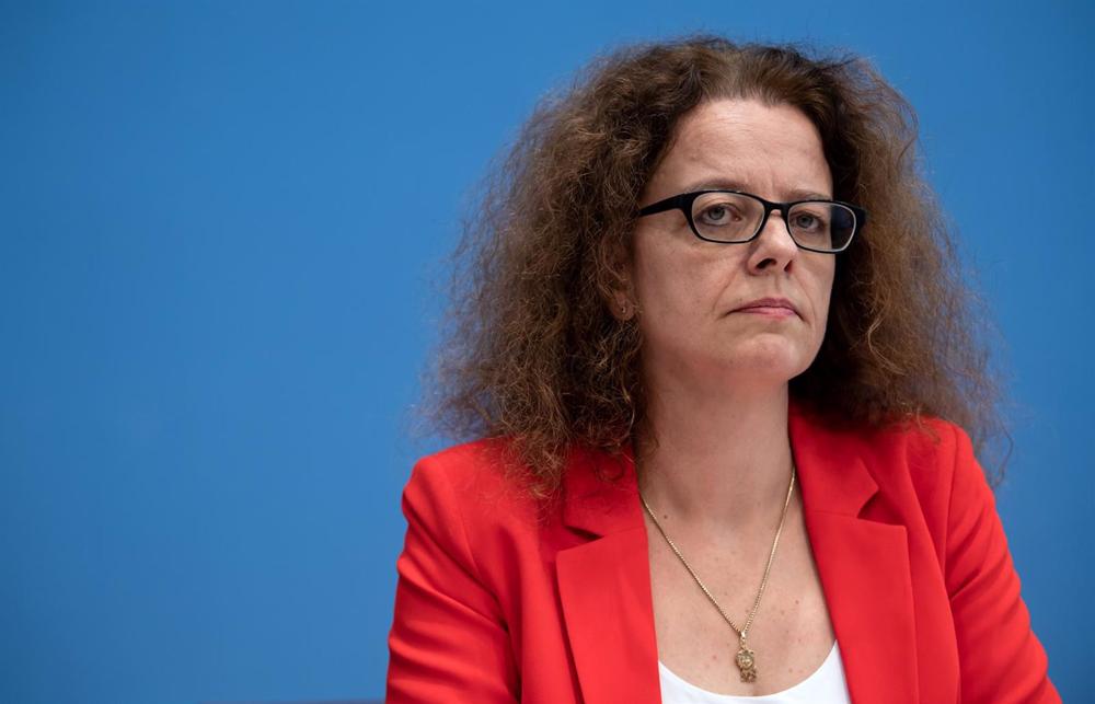 Archivo - FILED - 06 November 2019, Berlin: Isabel Schnabel,then member of the German Council of Economic Experts, attends a press conference in Berlin. European Central Bank (ECB) executive board member Isabel Schnabel said that the bank is right about c Archivo