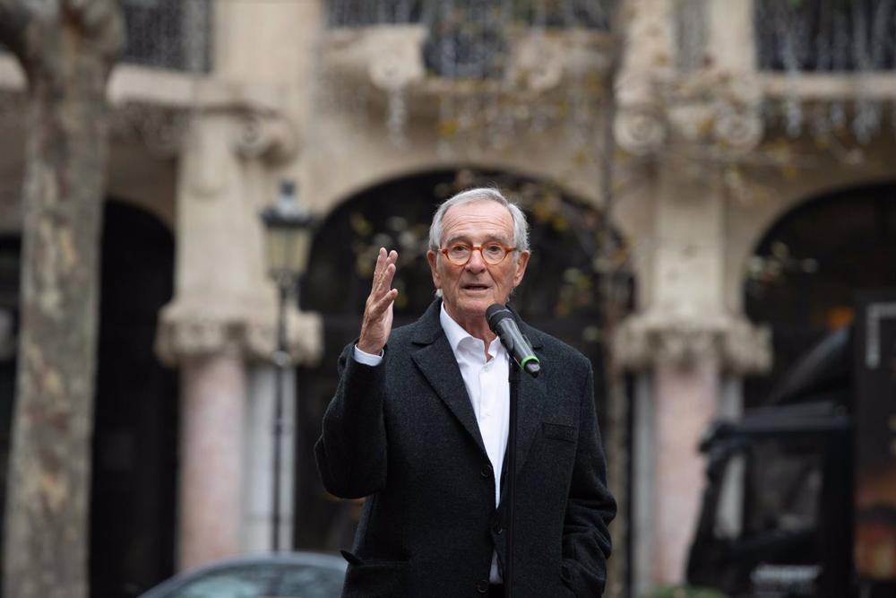 Archivo - El exalcalde y candidato de Junts a la alcaldía de Barcelona, Xavier Trias, durante una rueda de prensa. Archivo