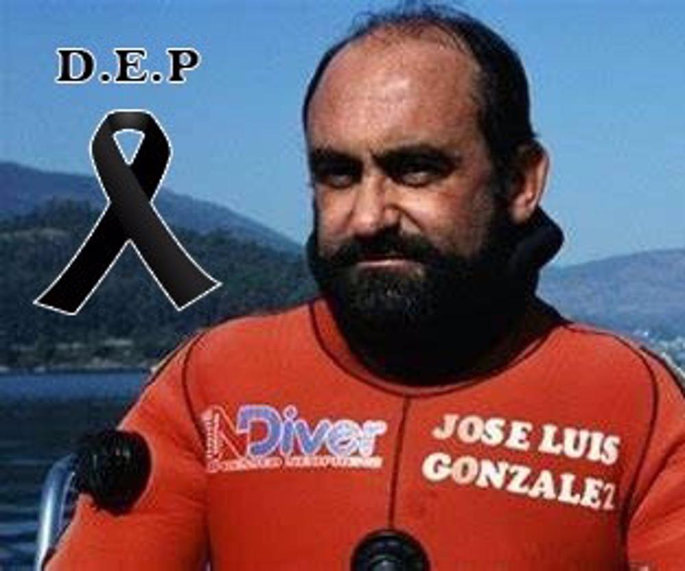 Imagen de archivo de José Luis González, buzo fallecido en la ría de Vigo. Imagen