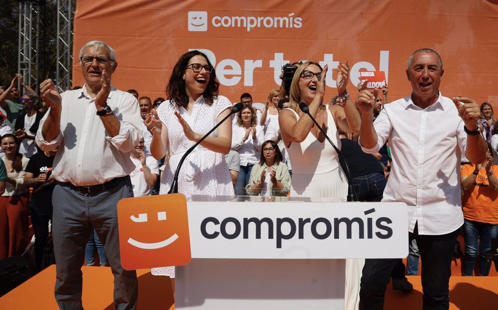 Acto central de campaña de Compromís Acto