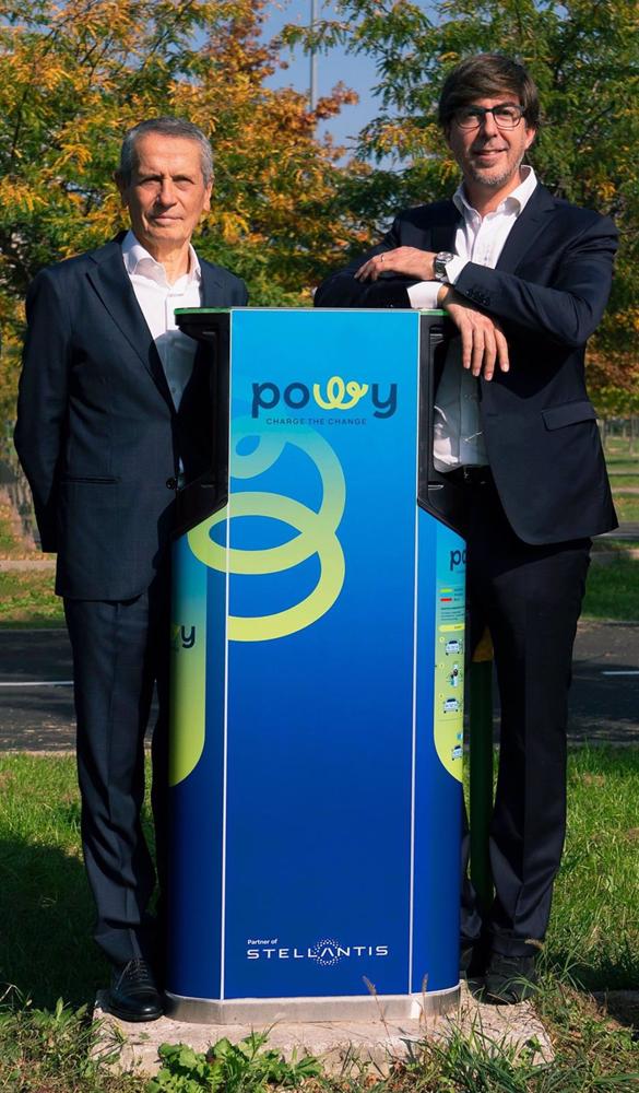 El presindete de Powy, Andrea Brentan, y el consejero delegado, Federico Fea. El